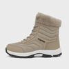 Men's High-Top Waterproof Non-Slip Winter Snow Boots with Warm Velvet Lining & Thick Sole
