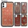 Krajews Persian Carpet Floral Pattern Phone Case Cover For iPhone 14 5 6s 7 8 Plus X XR XS 11 12 13 Pro Max Samsung S21 S22ultra