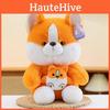 Toy Animal Plush Cartoon Fox Corgi Stuffed Doll Girl Children Birthday Gift