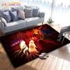 Anime Naruto 3D Printing Rug for Kitchen Doormat Bedroom Carpets for Living Room Laundry Bathroom Non-slip Floor Mat