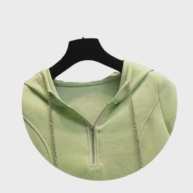 Plus Size Women's Loose Fit Summer Sports Set - Irregular T-Shirt & Wide-Leg Shorts