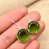 Peridot Gemstone Handmade 925 Solid Sterling Silver Jewelry Earrings For Women