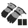 1 Pair Heated Gloves Battery Powered Waterproof Winter Heating Gloves with Reflective Strip for Outdoor Activities