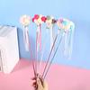 Cute Pet Cat Toys Fairy Funny Cat Stick Feather Ribbon Bite-resistant Funny Cat Stick with Bell Toy  Cat Toy Cat Dancer Wand