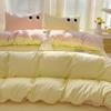 Bedding Pure Cotton Four-piece Set, Quilt Cover, Quilt Cover, Bed Sheet, Human Dormitory Three-piece Set