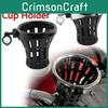 High-quality Black Universal Cup Holder For Motorcycles Ideal For Any Bike Model