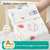 Newborn Baby Pure Cotton Swaddle Blanket, A-Type, Summer-Weight