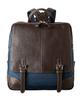 BAG Since GENOVA Made In Japan Cowhide Backpack 2533 [IMAI 1977] (Blue/Chocolate)
