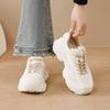 Augustine Platform Dad Shoes Women's 2025 New Summer Mesh Fashion Lightweight Little White Sports and Leisure Shoes