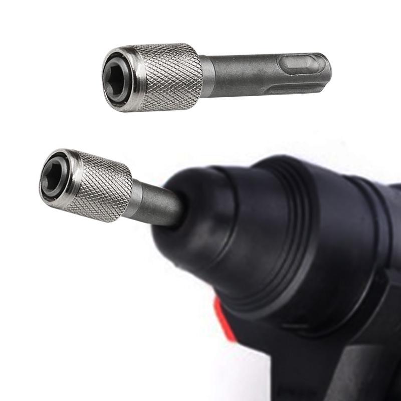Electric Hammer Adapter: Round To Hex Shank Converter for Impact Drill Bit