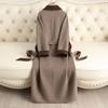 [Shopping Mall] Cashmere Coat Women's Long Winter New Design Loose Wool Coat High-end