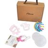 Agaphra Baby Teether Gift Set, 6 Types, Pink, 1 Set, Korean Baby Products