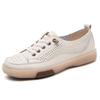 Women Sneakers Genuine Leather Fashion Lace Up Ladies Casual Flats Outdoor Running Walking Shoes Comfort Female Footwear
