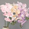 Artificial Orchid Flowers Long Stemmed Realistic Phalaenopsis Orchids No Maintenance Velvet Petals Fake Flower Home Decor