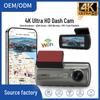 4K Dual Dash Cam with Night Vision, WIFI Connectivity, and Parking Monitoring