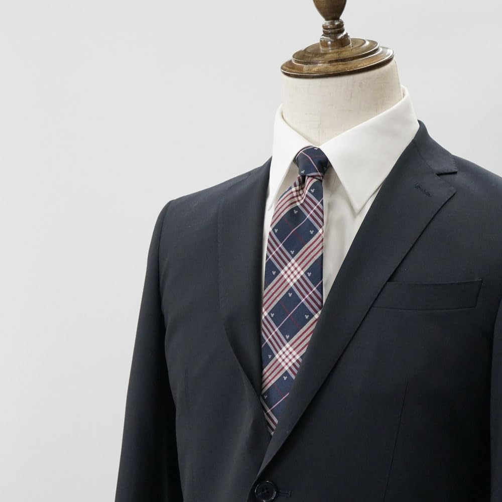 Mickey Mouse Necktie DN917283A Navy Blue Business Brand Necktie Character Present [Disney]