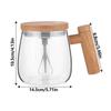 400ml Portable Electric Mixing Cup Automatic Stirring Coffee Mug Glass Lined Mugs for Office Gyms Parks School ARI