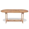 VidaXL Table de jardin 180x90x75 cm Bois de teck solide