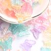 Home Party Supplies Butterfly Beads With Hole Multicolor Acrylic AB Color DIY Accessories For Jewelry Making Crystal Handmade 200PCS 13*16mm Crafted