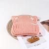 Korean Bow Hat Women's Cute Cat Ear Knitted Hat Outdoor Warm Versatile Wool Hat Student Pullover Cold Hat