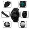 Timever Men's Waterproof Digital Wristwatch with Multi-Function, Stopwatch, Alarm, and LED Display, Large, Easy-to-Read Display, Includes Japanese Ins