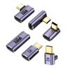 Pack of 6pcs USB4 Type C Conversion Adapters USB C Converter Support 100W Fast Charging & 40Gbps Data Transfer Speed