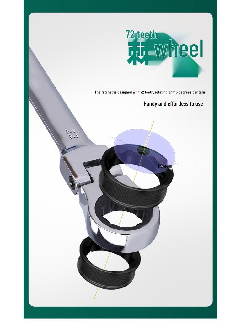 Combination Torx Ratchet and Open-End Wrench Set