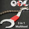 Multi-purpose Bike Chain Tool Accurate Cogging Comfortable To Hold Heat Treatment Flywheel Removal Wrench Repair Tools