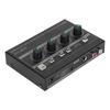 AMP?14II 4 Channel Headphone Amplifier Compact 4 Way Stereo Headphone Amplifier with 12V 2A Adaptor