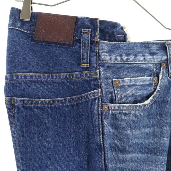 Unused Johnbull RE:JEANS SERIES Made In Japan Button Fly Tapered Denim Pants Men's Used