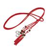 Style Waistband Knot Decorated Dress Accessories Tassles Belts Braided Belt Waist Chain Waist Rope