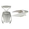 Bike Parts Center Exterior Set 3 Piece Set White White Cowl Painted Genuine Type Suzuki Address V125S CF4MA 315501