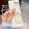 Retro Round Frame Short Sight Glasses Ultralight Women Fashion Blue Light Blocking Myopia Eyewear Optical Spectacle Eyeglasses