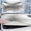 Car Snow Cover Universal Anti Snow Front Rear Windshield Block Cover Visor Dust ProtectionWinter Windshield Sunshade