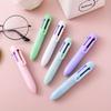 10pcs 0.5mm Macaron 6 Color Ballpoint Pen Mini Portable Pocket Stationery Writing Tool Color Ballpoint Pen