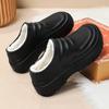 Fashion Winter Men's Slippers Plus Velvet Warm Water Proof Light Kitchen Chef Shoes Wear-resistant Work Slipper Home Mans Soft Sole