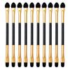10PCS Fashion Makeup Tool Lip Eyebrow Eyeshadow Brush Double-head Sponge Stick Eyeliner Applicator