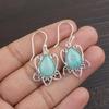 Amazonite Gemstone Jewelry, 925 Sterling Silver Earrings, Handmade Gorgeous Silver Earrings For Wedding Gift