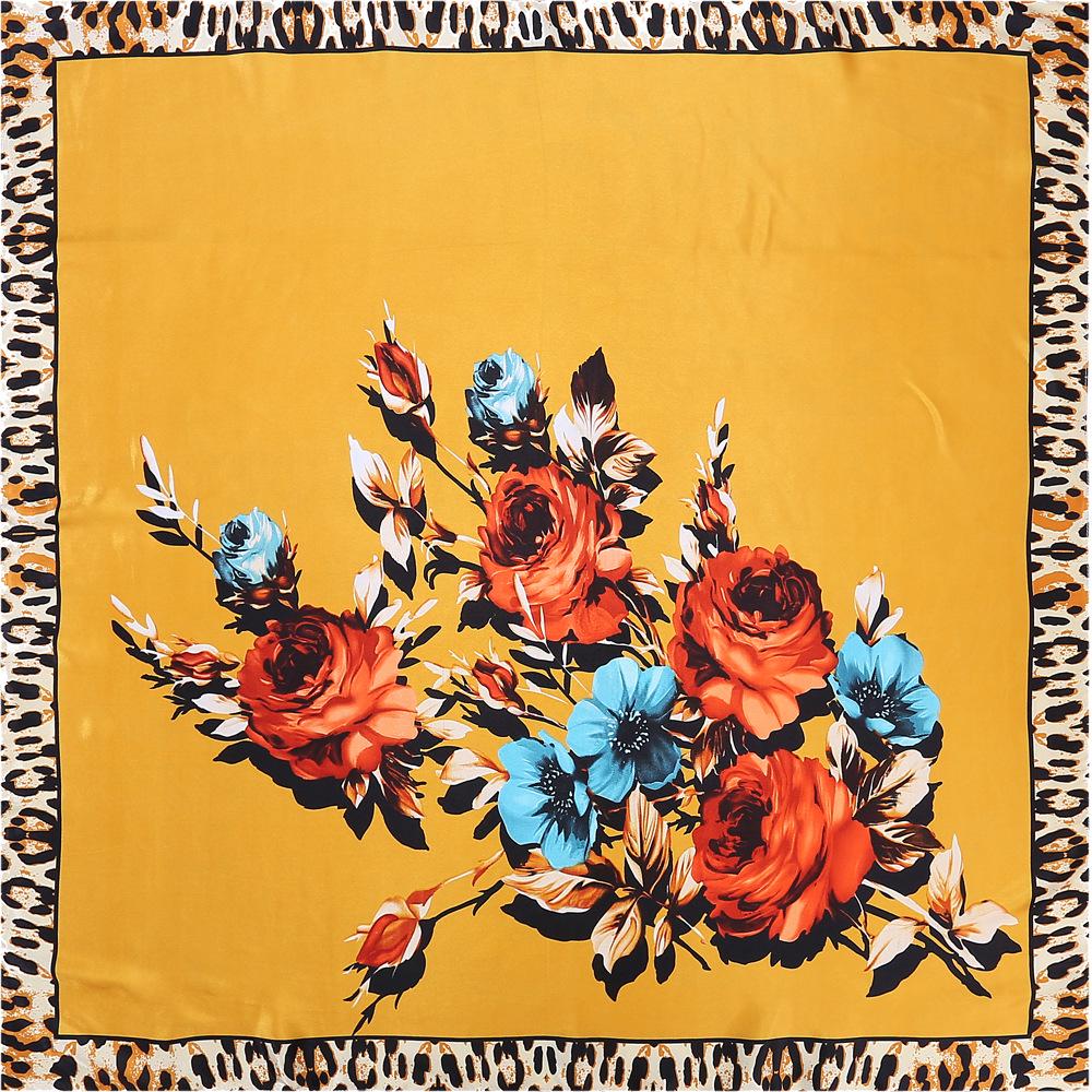 High-quality Luxurious Silk Scarves Headband Scarfs Neck Scarf For Women Chain Silk Scarf Women's Decorative Shawl