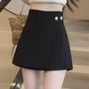 2024 Spring Women's High-Waist Wide-Leg A-Line Shorts - Stylish Slimming Casual Fashion