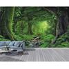Forest Wall Mural Rainforest Wallpaper Large Nature Scenery Wall Mural For Bedroom Living Room Murals Home Decor