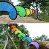 1pc Foldable Rainbow Spiral Windmill Tent Colorful Beautiful Wind Spinner Garden Outdoor Camping Picnic