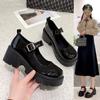 Shoes Platform Shoes Heels Women Japanese Style Vintage Pumps for Women College Student Women's Shoes