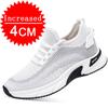 New Men Heightening Shoes Casual Sneakers Summer Mesh Breathable Elevator Shoes Mesh Comfortable Soft Sole Non Slip Men's Shoes