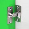 Door Hasp Latch Rustproof Corrosion Resistant Easy Assembly Mini Size 90-Degree Door