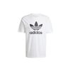 Adidas Adicolor Trefoil Tee White Men Streetwear IV5353