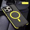 Luxury Matte Translucent Armor Case For iPhone 16 15 14 13 12 11 Pro Max Plus Magsafe Magnetic Wireless Charging Shockproof Cover
