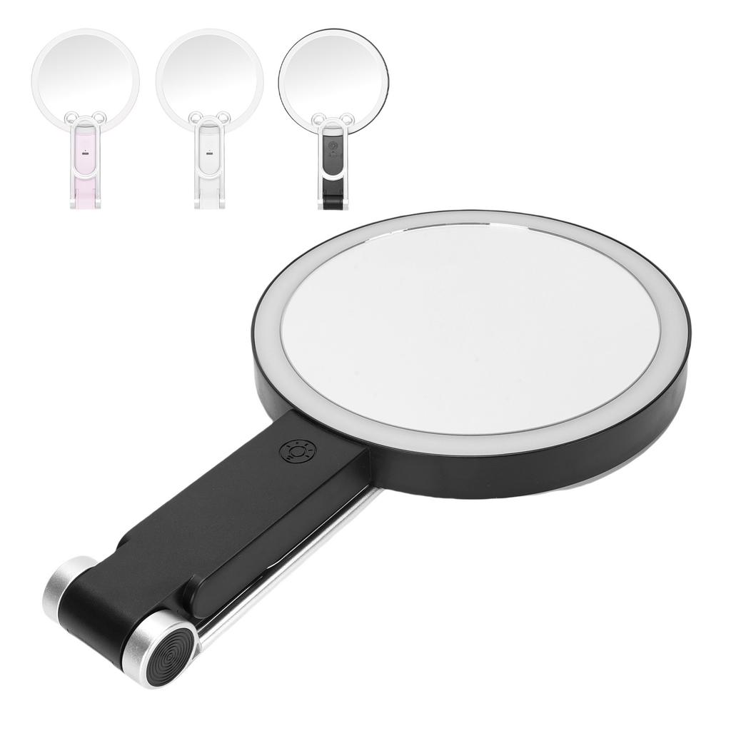 Lighted Magnifying Makeup Mirror Double Sided 1X 30X LED Mirror USB Rechargeable 3 Color Temperature