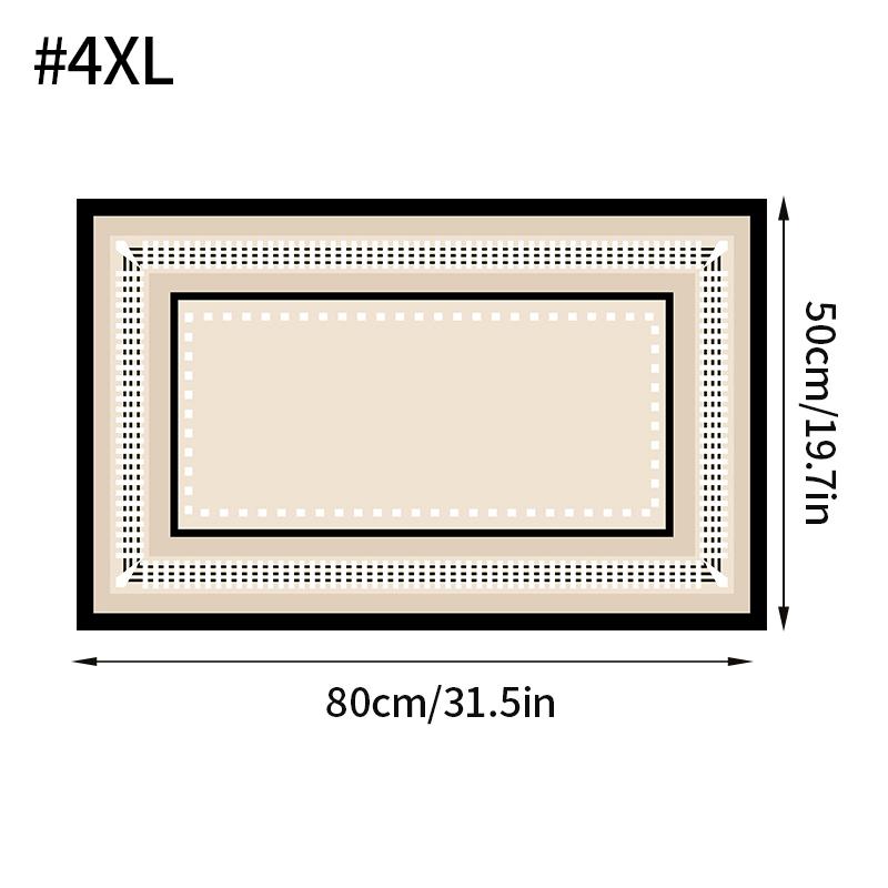 Simple Bath Mat  Bathroom Absorbent Floor Mats  U-shaped Toilet Foot Pad Non-Slip Floor Door Mat Bathtub Side Carpet Shower Rug