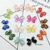 10Pcs/Set Resin Craft Butterfly Flat Bottom Scrapbook Phone Wedding Decor